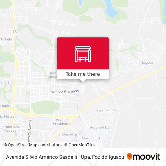 Mapa Avenida Silvio Américo Sasdelli - Upa