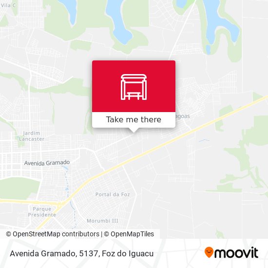 Avenida Gramado, 5137 map