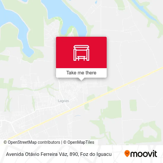 Avenida Otávio Ferreira Váz, 890 map