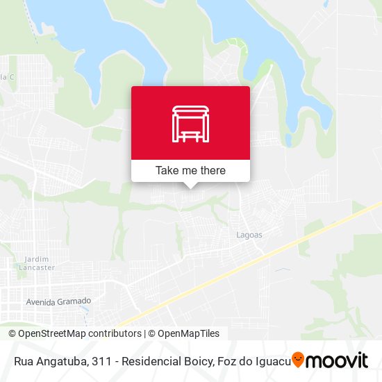 Rua Angatuba, 311 - Residencial Boicy map
