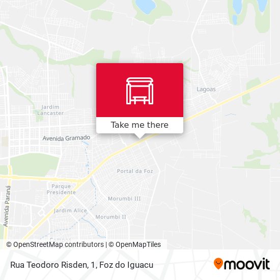 Rua Teodoro Risden, 1 map