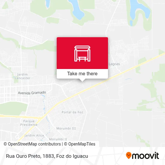 Rua Ouro Preto, 1883 map