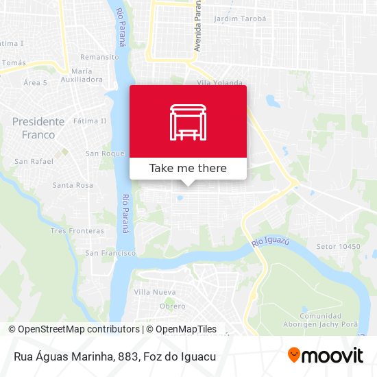 Rua Águas Marinha, 883 map