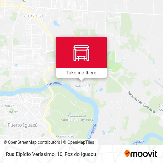 Rua Elpídio Veríssimo, 10 map