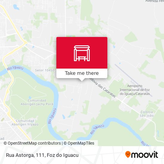 Mapa Rua Astorga, 111