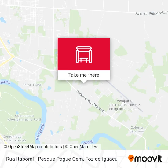 Rua Itaboraí - Pesque Pague Cem map
