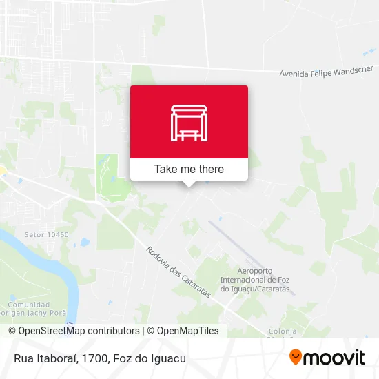 Rua Itaboraí, 1700 map