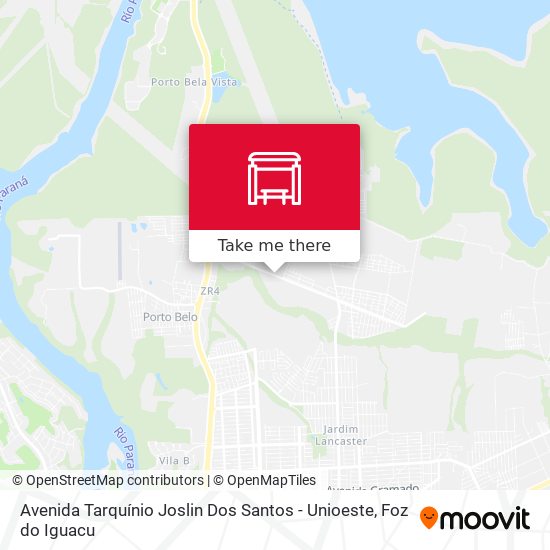Avenida Tarquínio Joslin Dos Santos  - Unioeste map