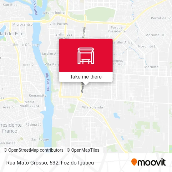 Rua Mato Grosso, 632 map