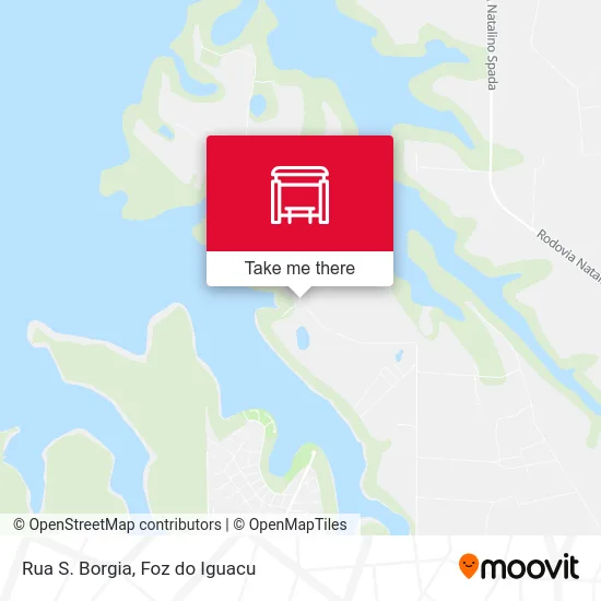 Rua S. Borgia map