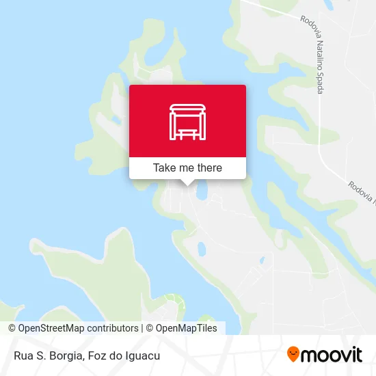 Rua S. Borgia map