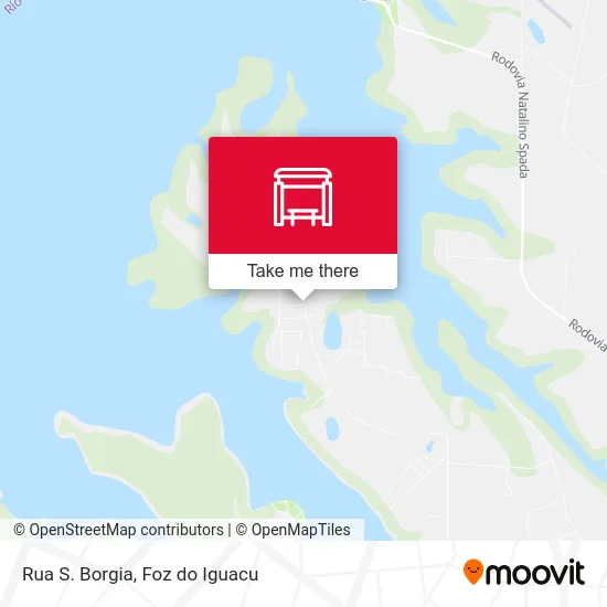 Rua S. Borgia map