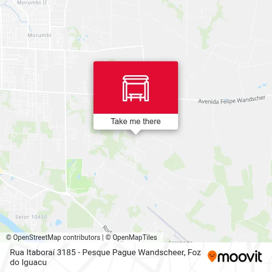 Rua Itaboraí 3185 - Pesque Pague Wandscheer map