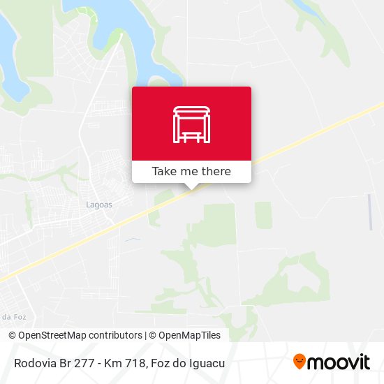 Rodovia Br 277 - Km 718 map