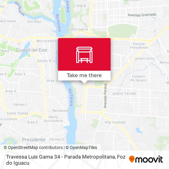 Travessa Luís Gama 34 - Parada Metropolitana map