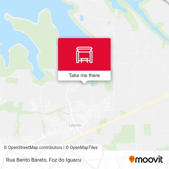 Rua Bento Barato map