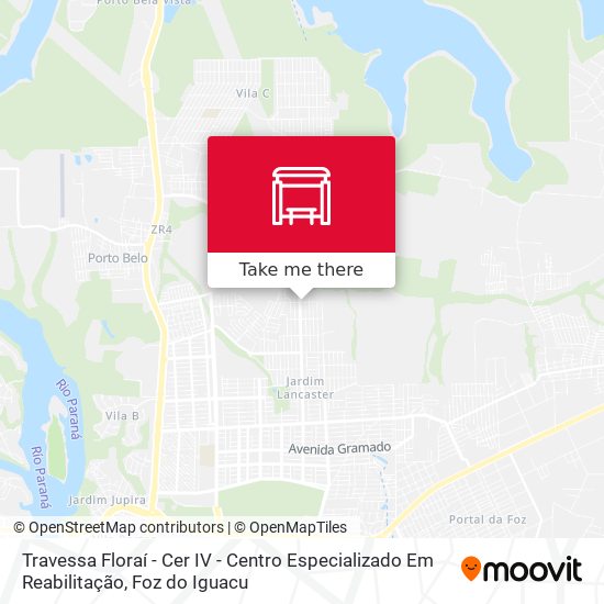 Travessa Floraí - Cer IV - Centro Especializado Em Reabilitação map