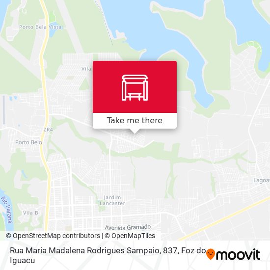 Rua Maria Madalena Rodrigues Sampaio, 837 map