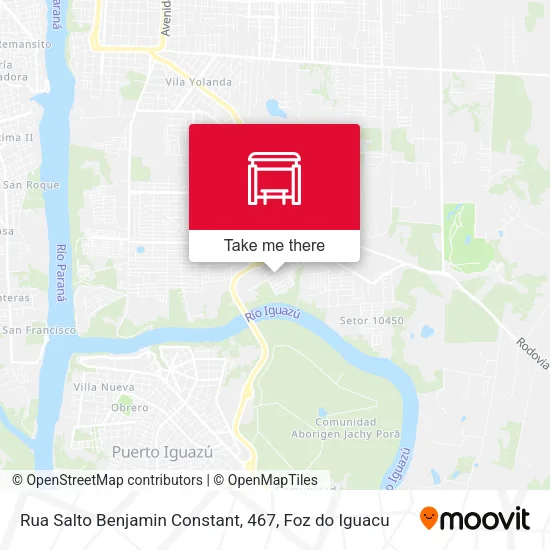 Rua Salto Benjamin Constant, 467 map