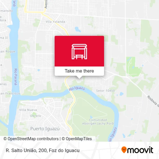 R. Salto União, 200 map