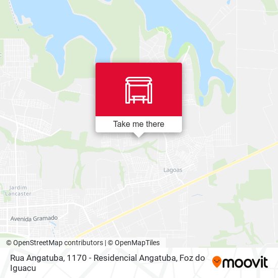 Rua Angatuba, 1170 - Residencial Angatuba map