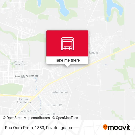 Rua Ouro Preto, 1883 map