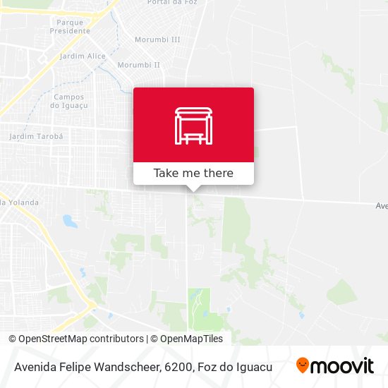 Avenida Felipe Wandscheer, 6200 map