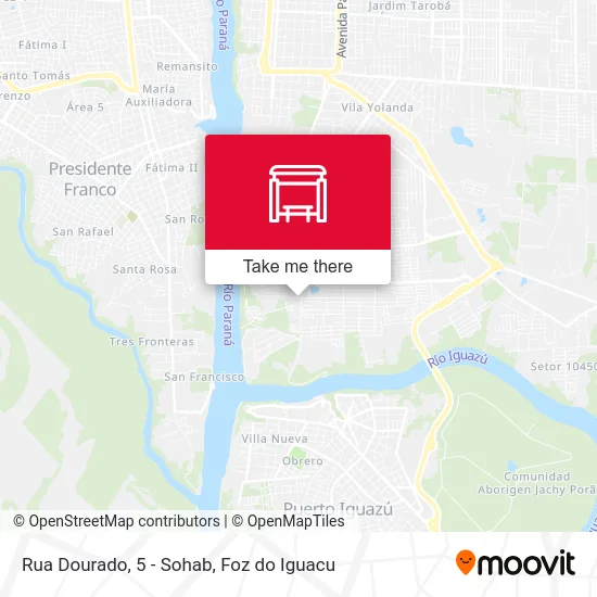Rua Dourado, 5 - Sohab map