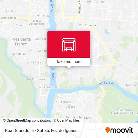 Rua Dourado, 5 - Sohab map