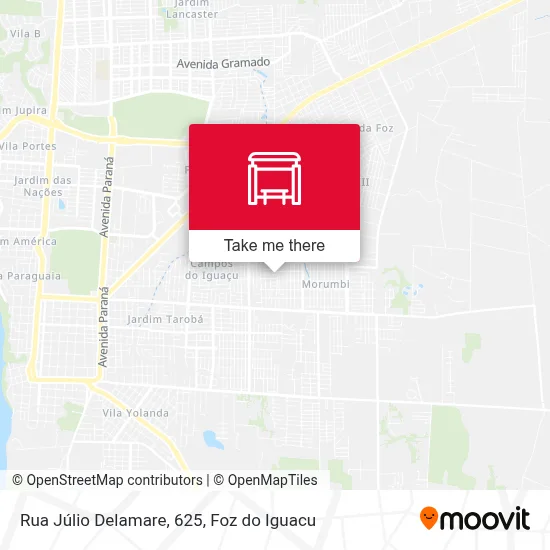 Rua Júlio Delamare, 625 map