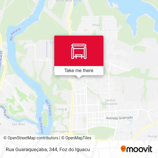 Rua Guaraqueçaba, 344 map