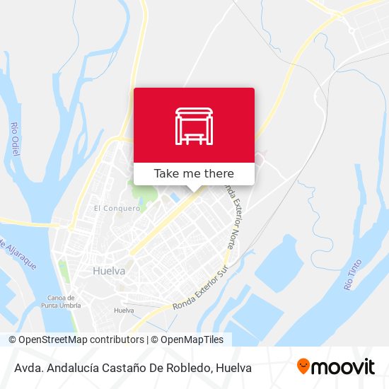 Avda. Andalucía Castaño De Robledo map