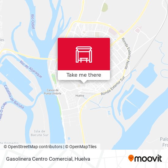 Gasolinera Centro Comercial map