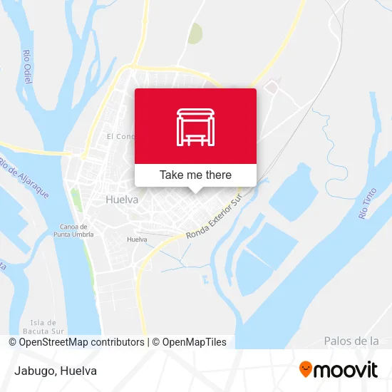Jabugo map