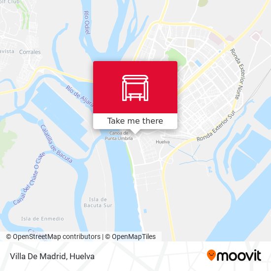 Villa De Madrid map