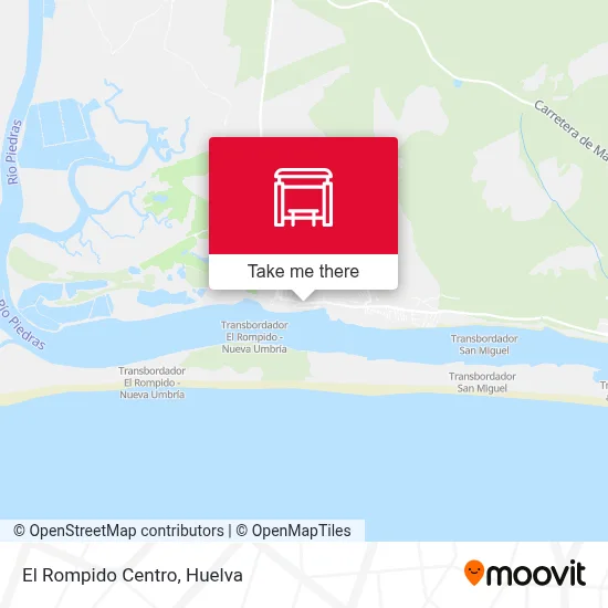 El Rompido Centro map