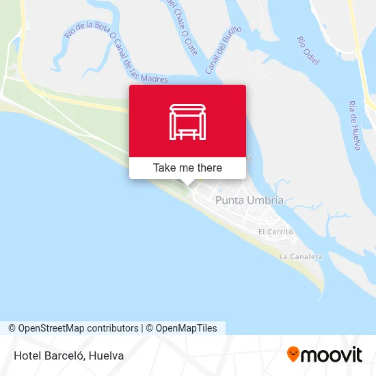 Hotel Barceló map