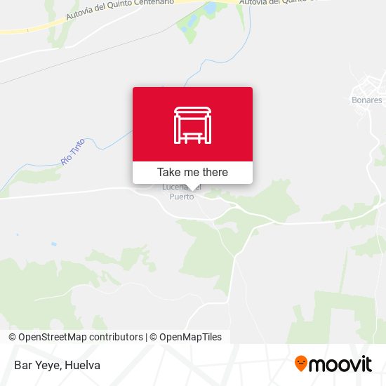 Bar Yeye map