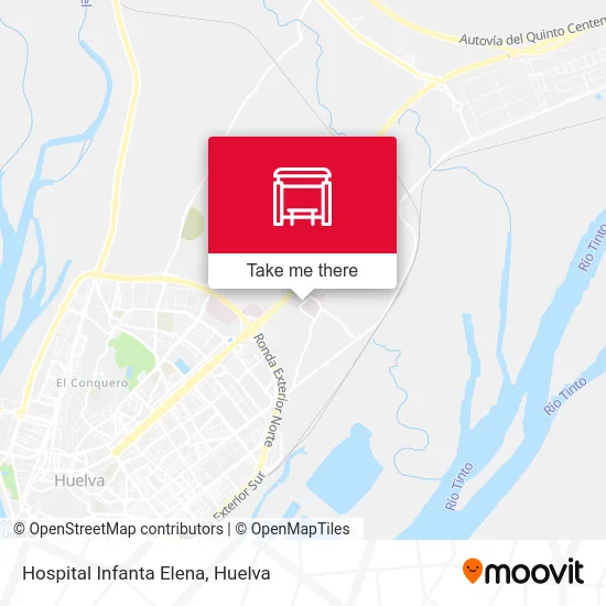 Hospital Infanta Elena map