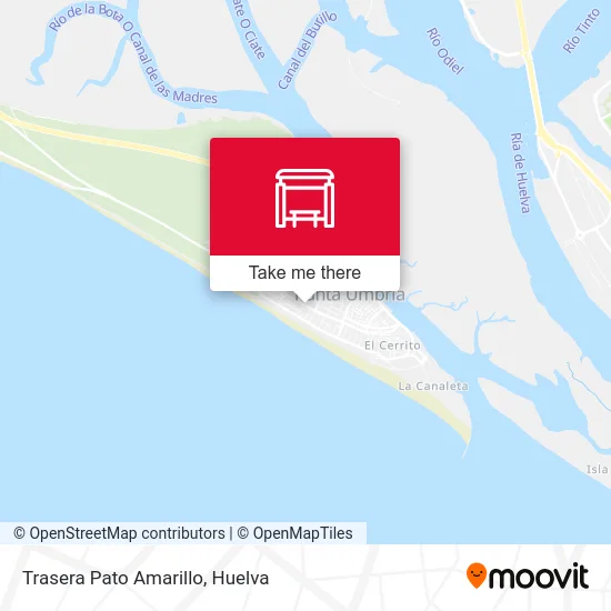 Trasera Pato Amarillo map