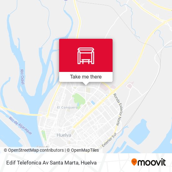 Edif Telefonica Av Santa Marta map