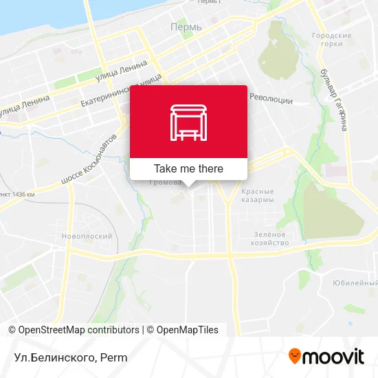 Ул.Белинского map