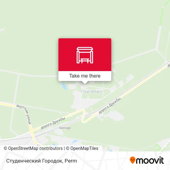 Студенческий Городок map