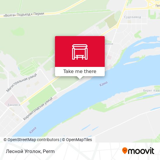 Лесной Уголок map