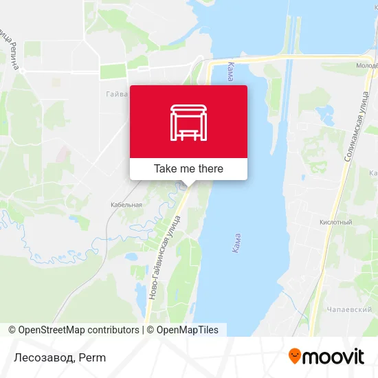 Лесозавод map