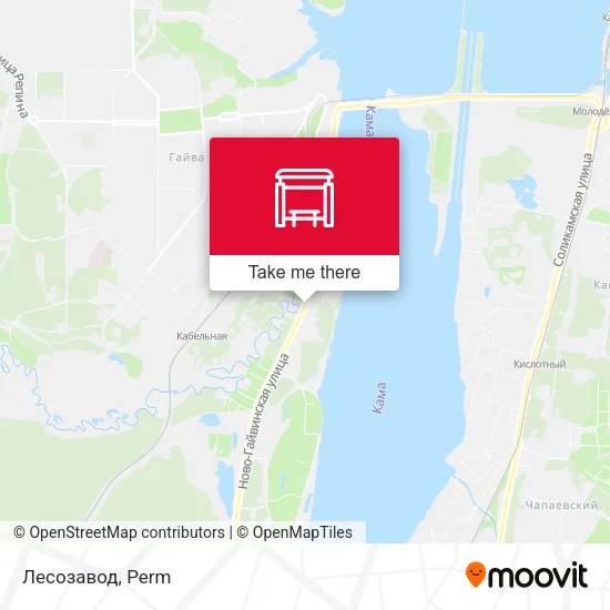 Лесозавод map