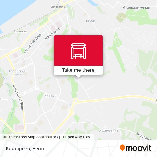 Костарево map