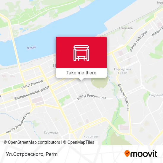 Ул.Островского map