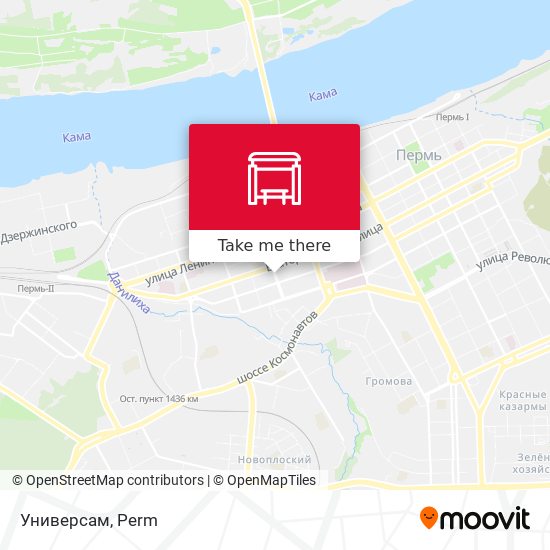 Универсам map