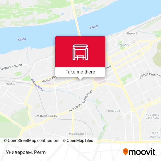 Универсам map